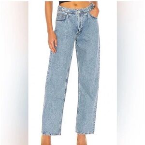 Agolde Light Blue Straight Leg Jeans